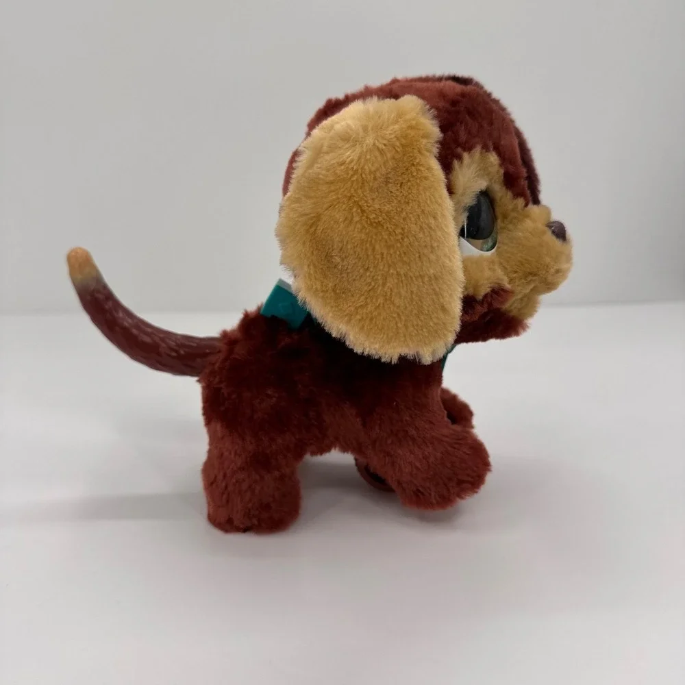 FurReal Puppy‎ Dog Walkalots Leash Big Wags Brown Plush Interactive Toy Hasbro
